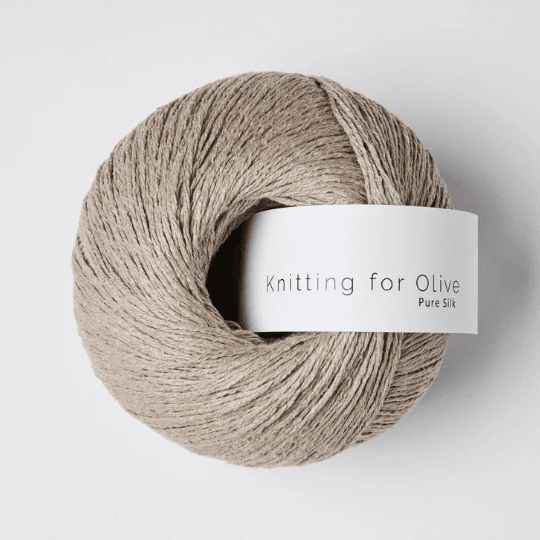 Knitting for Olive Pure Silk Wheat