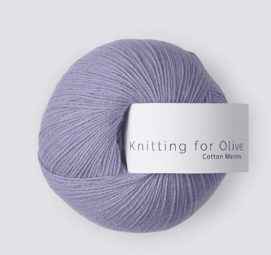 Knitting for Olive Cotton Merino Blueberry Ice Cream