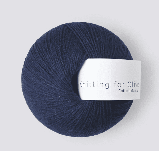 Knitting for Olive Cotton Merino Navy Blue