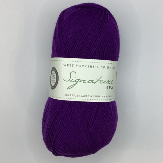 West Yorkshire Spinners Signature 4-Ply #1003 Amethyst