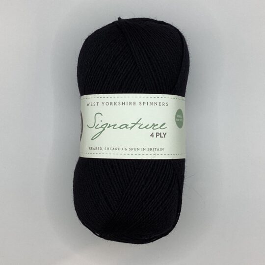 West Yorkshire Spinners Signature 4-Ply #099 Liquorice