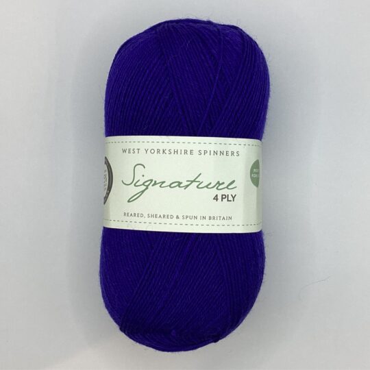 West Yorkshire Spinners Signature 4-Ply #1005 Cobalt