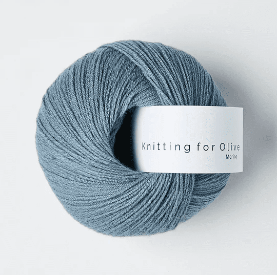 Knitting for Olive Merino Dusty Dove Blue