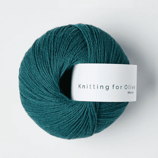 Knitting for Olive Merino Petroleum Green