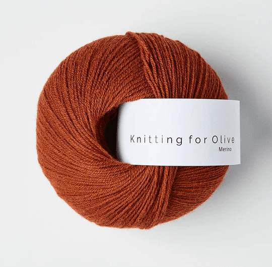 Knitting for Olive Merino Rust