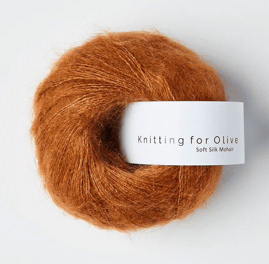 Knitting for Olive Soft Silk Mohair Copper