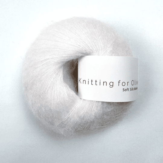 Knitting for Olive Soft Silk Mohair Snowflake