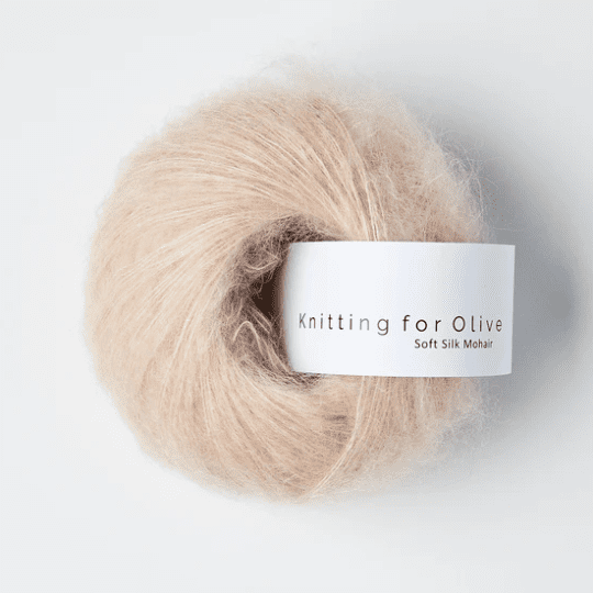 Knitting for Olive Soft Silk Mohair Soft Rose