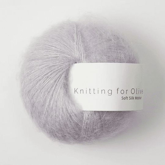 Knitting for Olive Soft Silk Mohair Unicorn Purple