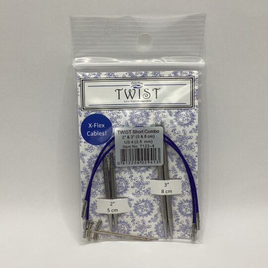 Chiaogoo Twist Short Combo 2" & 3" (5 & 8 cm) Blue