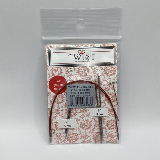 Chiaogoo Twist Short Combo 2" & 3" (5 & 8 cm) Red