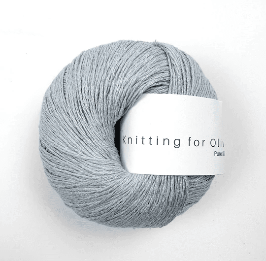 Knitting for Olive Pure Silk Soft Blue