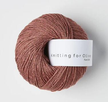 Knitting for Olive Pure Silk Plum Rose