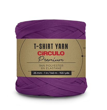 Circulo Premium T-Shirt Yarn #6859 Bright Purple