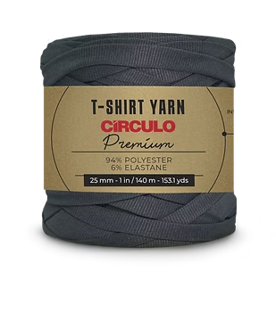Circulo Premium T-Shirt Yarn #8243 Grey Resin