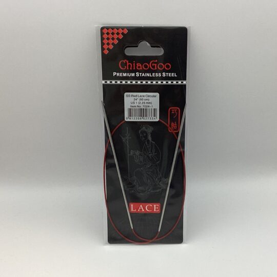 Chiaogoo 24” Red Lace Fixed Circular