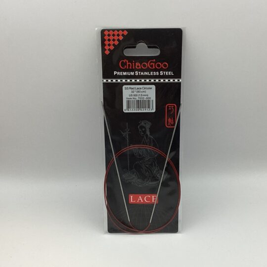 Chiaogoo 32” Red Lace Fixed Circular