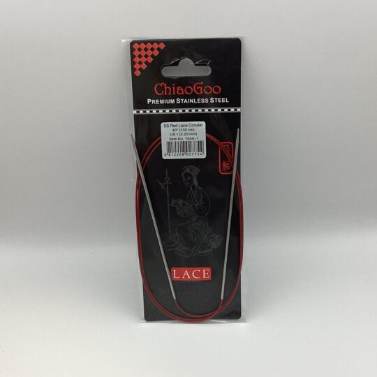 Chiaogoo 40” Red Lace Fixed Circular