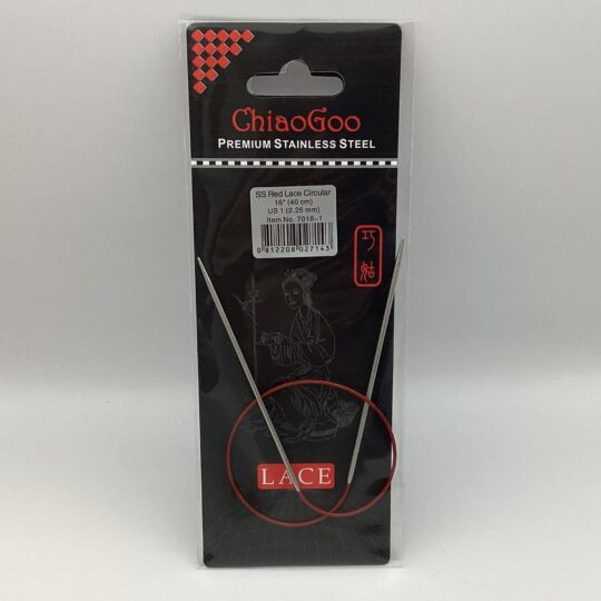 Chiaogoo 16” Red Lace Circular