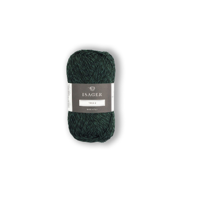 Isager Trio 2 Colour Bottle Green
