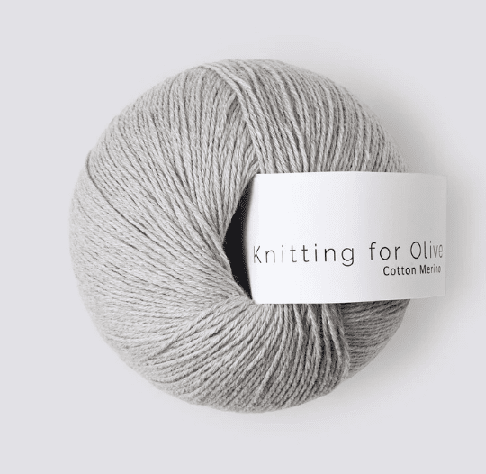 Knitting for Olive Cotton Merino Pearl Grey