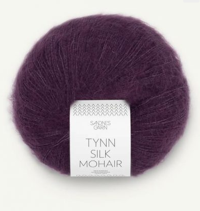 Sandnes Garn Tynn Silk Mohair #4672 Blackberry Juice