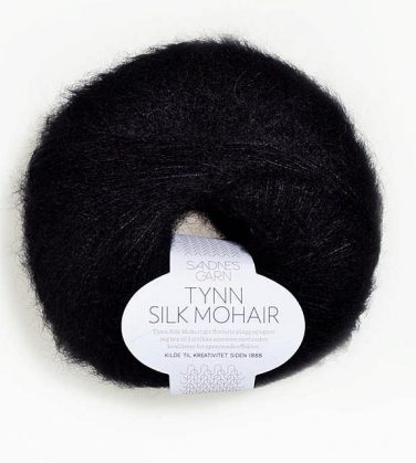 Sandnes Garn Tynn Silk Mohair #1099 Black