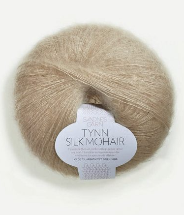 Sandnes Garn Tynn Silk Mohair #3021 Light Beige