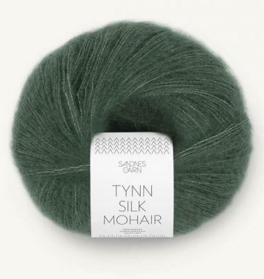 Sandnes Garn Tynn Silk Mohair #8581 Deep Forest Green