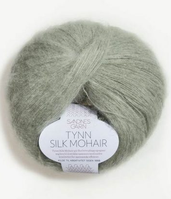 Sandnes Garn Tynn Silk Mohair #8521 Dusty Light Green