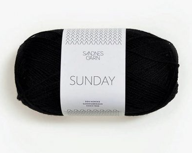 Sandnes Garn Sunday #1099 Black