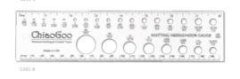Chiaogoo Needle & Hook Gauge Ruler 8”