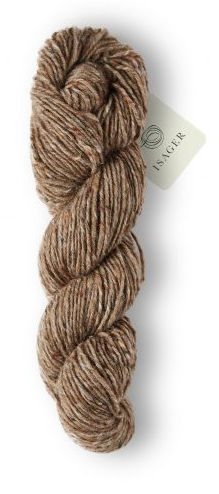 Isager Aran Tweed Colour Light Brown