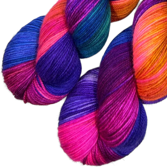 Swan City Yarns Silky Sock Hummingbird