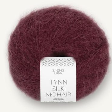 Sandnes Garn Tynn Silk Mohair #4372 Burgundy